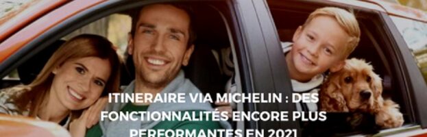 Calculer son meilleur itinéraire de trajet Via Michelin