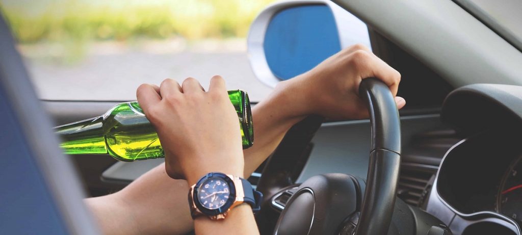 conduite en buvant de l'alcool