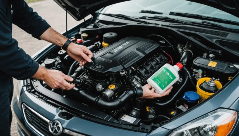 nettoyage du moteur de voiture