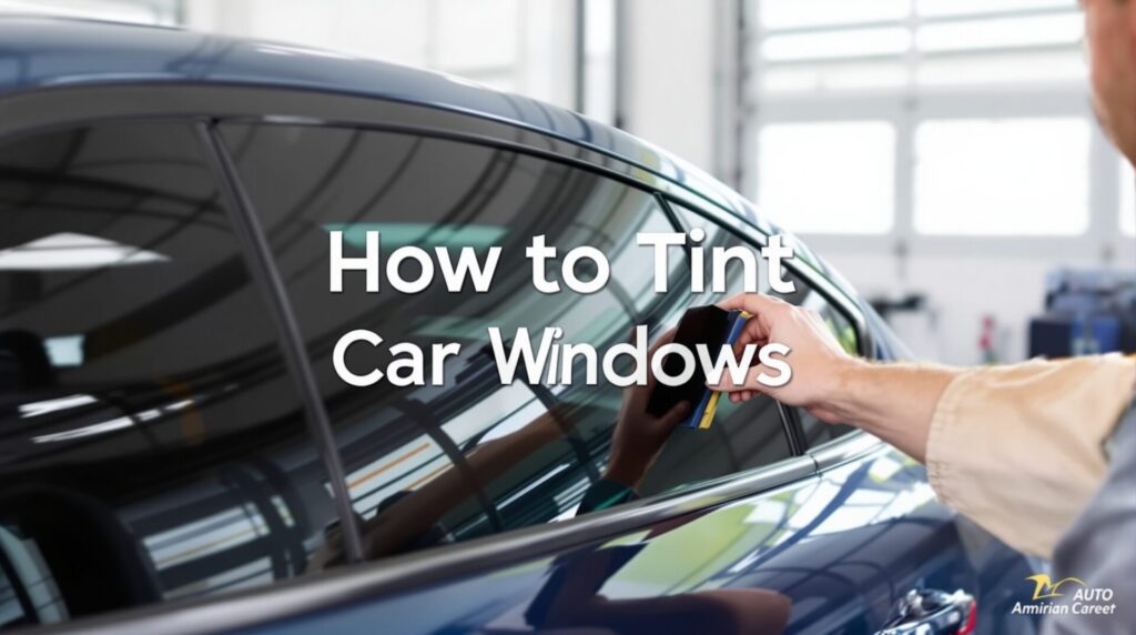 comment teinter vitre voiture