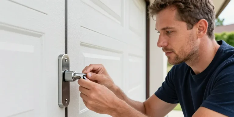 changer serrure porte de garage